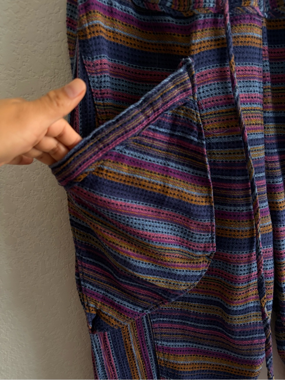 Free People Sweet Escape High Waist
Harem Woven Striped Pants Pouch Pockets S - Picture 4 of 8